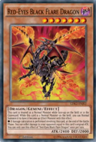 Red-Eyes Black Flare Dragon - LDK2-ENJ02 Common Unlimited