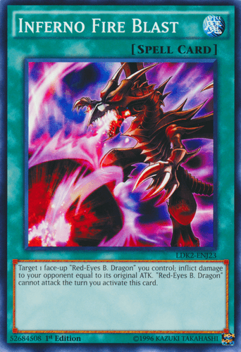 Inferno Fire Blast - LDK2-ENJ23 Common 1st Edition