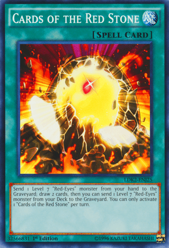 Cards of the Red Stone - LDK2-ENJ25 Common 1st Edition