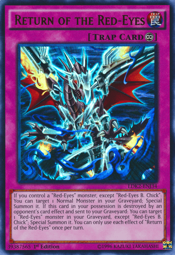 Return of the Red-Eyes - LDK2-ENJ34 Ultra Rare 1st Edition