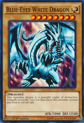 Blue-Eyes White Dragon - LDK2-ENK01 Common 1st Edition
