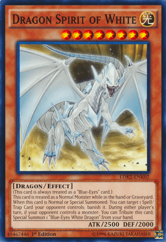 Dragon Spirit of White - LDK2-ENK02 Common 1st Edition