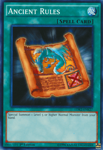 Ancient Rules - LDK2-ENK27 Common Unlimited