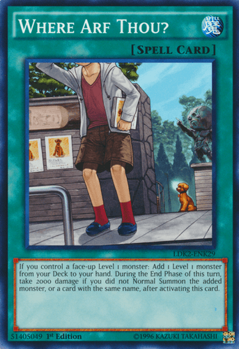 Where Arf Thou? - LDK2-ENK29 Common 1st Edition