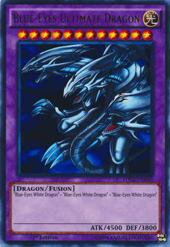 Blue-Eyes Ultimate Dragon - LDK2-ENK40 Ultra Rare 1st Edition