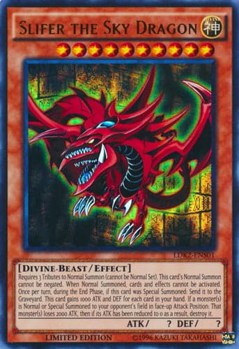 Slifer the Sky Dragon - LDK2-ENS01 Ultra Rare Limited Edition