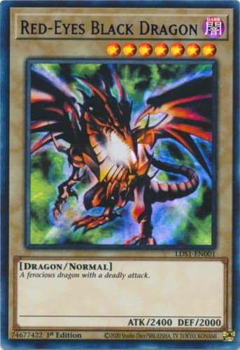 Red-Eyes Black Dragon - LDS1-EN001 Ultra Rare 1st Edition