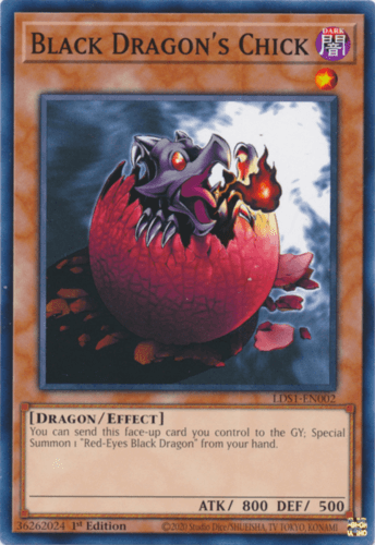 Black Dragon's Chick - LDS1-EN002 Common 1st Edition