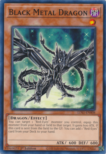Black Metal Dragon - LDS1-EN008 Common 1st Edition