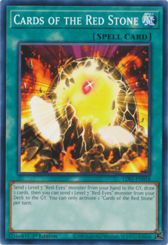 Cards of the Red Stone - LDS1-EN018 Common 1st Edition