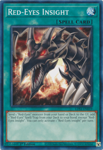 Red-Eyes Insight - LDS1-EN019 Common 1st Edition