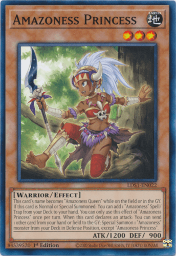 Amazoness Princess - LDS1-EN022 Common 1st Edition