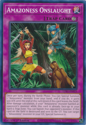 Amazoness Onslaught - LDS1-EN025 Common 1st Edition