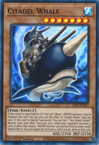 Citadel Whale - LDS1-EN027 Ultra Rare 1st Edition