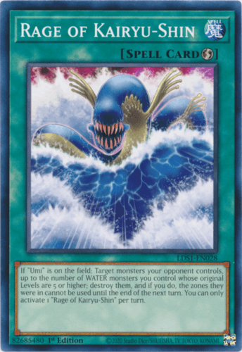 Rage of Kairyu-Shin - LDS1-EN028 Common 1st Edition