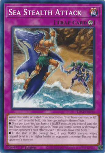 Sea Stealth Attack - LDS1-EN030 Common 1st Edition