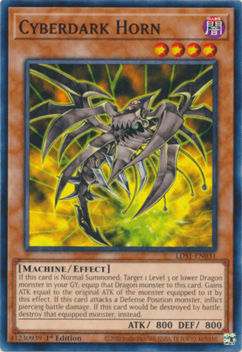 Cyberdark Horn - LDS1-EN031 Common 1st Edition