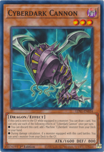 Cyberdark Cannon - LDS1-EN034 Common 1st Edition