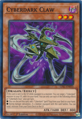 Cyberdark Claw - LDS1-EN035 Common 1st Edition