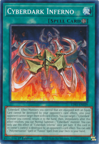 Cyberdark Inferno - LDS1-EN039 Common 1st Edition