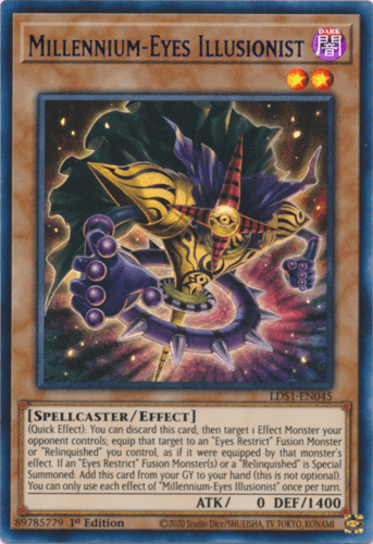 Millennium-Eyes Illusionist - LDS1-EN045 Ultra Rare 1st Edition