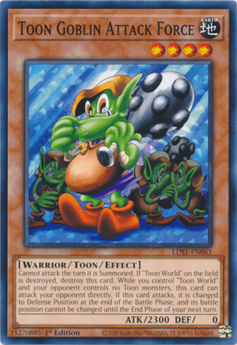 Toon Goblin Attack Force - LDS1-EN061 Common 1st Edition
