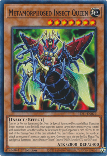 Metamorphosed Insect Queen - LDS1-EN072 Common 1st Edition