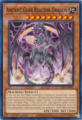Ancient Gear Reactor Dragon - LDS1-EN082 Common 1st Edition