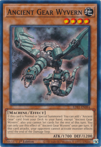 Ancient Gear Wyvern - LDS1-EN084 Common 1st Edition