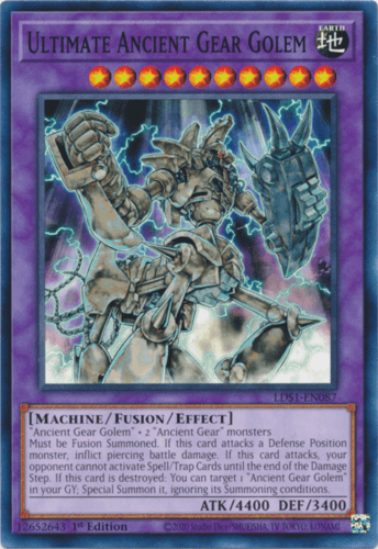 Ultimate Ancient Gear Golem - LDS1-EN087 Common 1st Edition