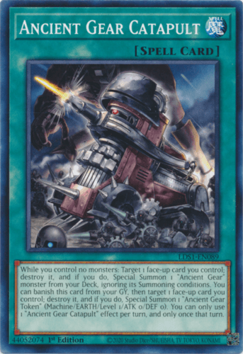 Ancient Gear Catapult - LDS1-EN089 Common 1st Edition