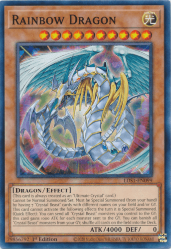 Rainbow Dragon - LDS1-EN099 Common 1st Edition