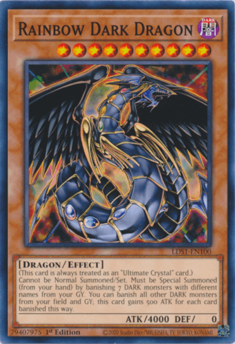 Rainbow Dark Dragon - LDS1-EN100 Common 1st Edition