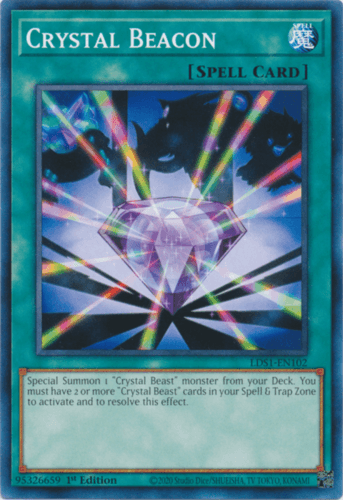 Crystal Beacon - LDS1-EN102 Common 1st Edition