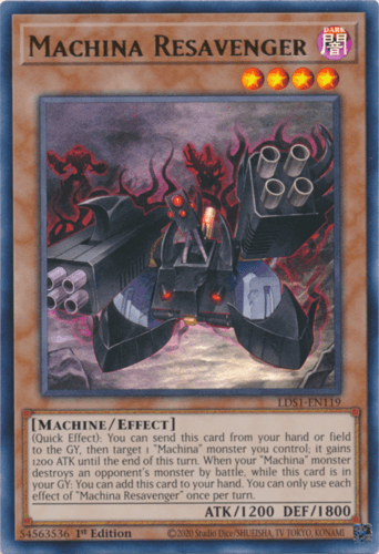 Machina Resavenger - LDS1-EN119 Ultra Rare 1st Edition