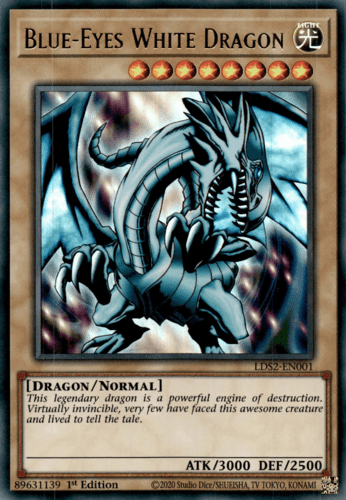 Blue-Eyes White Dragon - LDS2-EN001 Ultra Rare 1st Edition