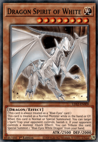 Dragon Spirit of White - LDS2-EN009 Common 1st Edition
