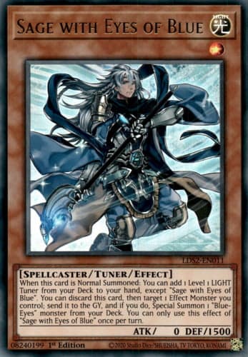 Sage with Eyes of Blue - LDS2-EN011 Ultra Rare 1st Edition