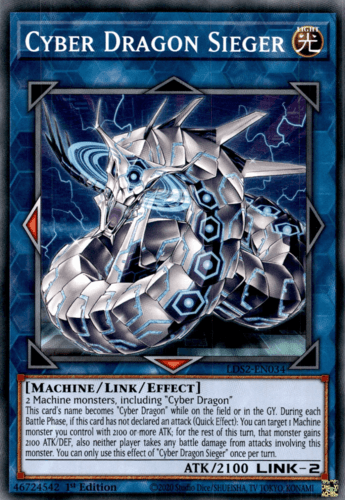 Cyber Dragon Sieger - LDS2-EN034 Common 1st Edition