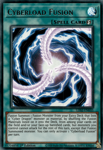 Cyberload Fusion - LDS2-EN035 Ultra Rare 1st Edition