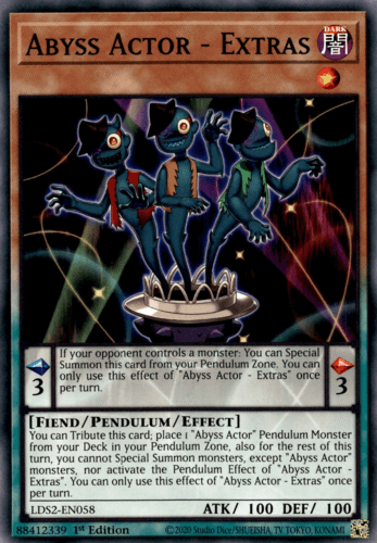 Abyss Actor - Extras - LDS2-EN058 Common 1st Edition