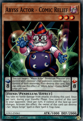 Abyss Actor - Comic Relief - LDS2-EN061 Common 1st Edition