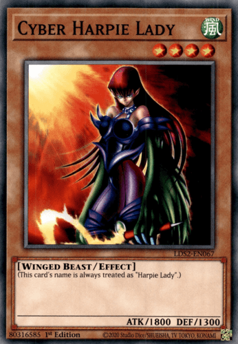 Cyber Harpie Lady - LDS2-EN067 Common 1st Edition