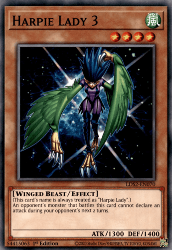 Harpie Lady 3 - LDS2-EN070 Common 1st Edition