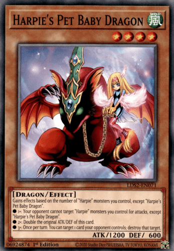Harpie's Pet Baby Dragon - LDS2-EN071 Common 1st Edition