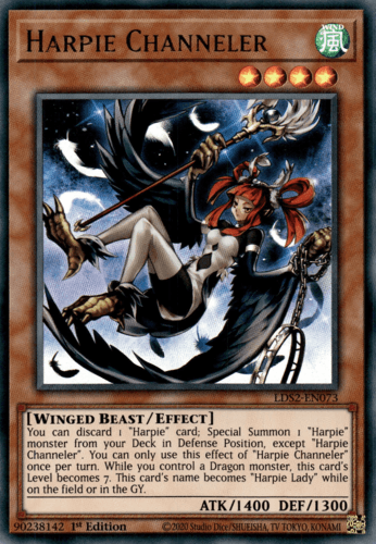 Harpie Channeler - LDS2-EN073 Ultra Rare 1st Edition