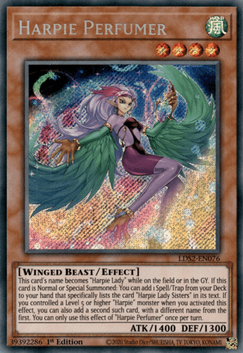 Harpie Perfumer - LDS2-EN076 Secret Rare 1st Edition