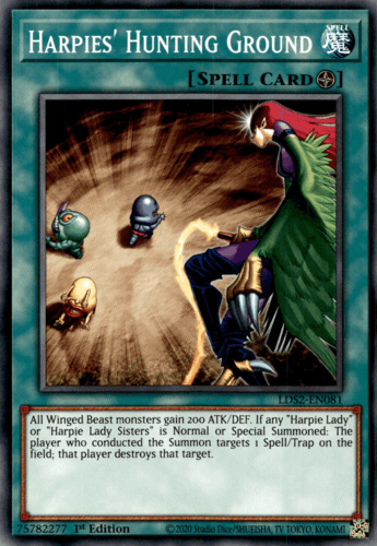 Harpies' Hunting Ground - LDS2-EN081 Common 1st Edition