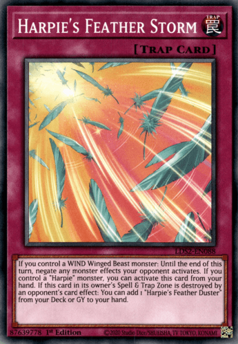 Harpie's Feather Storm - LDS2-EN088 Common 1st Edition