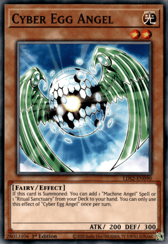 Cyber Egg Angel - LDS2-EN090 Common 1st Edition